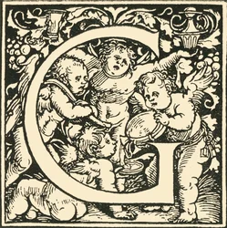 G - An Alphabet av Hans Weiditz, c1520-1521, 1908.
