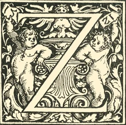 Z - An Alphabet av Hans Weiditz, c1520-1521, 1908.