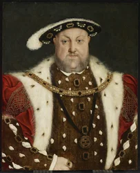 Portrett av Henry VIII, andre halvdel av 1500-tallet (olje på eikepanel)