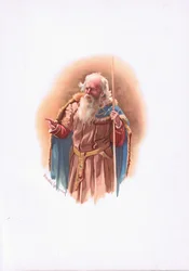 Polonius, illustrasjon fra Hamlet