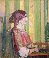 Mrs Robert Bevan, ca. 1913 (olje på lerret)