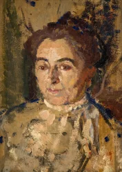 Portrettstudie av en kvinne, 1908-1910.