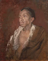 Studie av en svart mann, ca. 1905