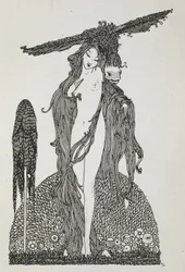 Illustrasjon for historien, 'eselskinn'.