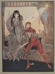 Lady Ligeia. «Ligeia» er en kortfortelling av Edgar Allan Poe. Historien følger en navnløs forteller og hans kone Ligeia, en vakker og intelligent kvinne med ravnsort hår. Hun blir syk, skriver «Den erobrende ormen» og siterer linjer tillagt Joseph Glanvi
