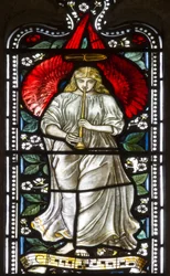 Musical Angel, 1876 (farget glass)