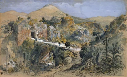 Caesarea Philippi (Banias) (akvarell)