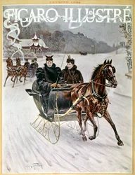 Aking på snøen