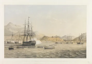 Britene tok øya Chusan 5. juli 1840