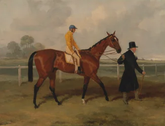 Sir Tatton Sykes leder i hesten 'Sir Tatton Sykes' med William Scott Up