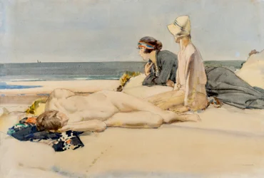 En bortgjemt strand og fjern seiltur