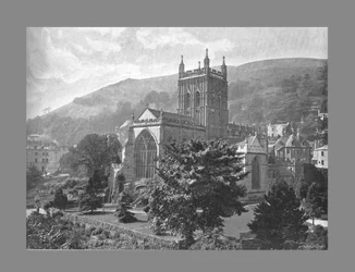 Priory Church, Great Malvern, ca 1900