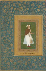 Abd al-Rahim, Khan Khanan, ca. 1627 (ugjennomsiktig akvarell, blekk og gull på papir)