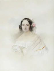 Portrett av Anna Alexeevna Olenina 1808-1888, 1839