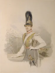 Portrett av grev Valentin Grigoryevich Stroganov 1801-1833, før 1832