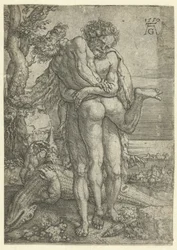 Hercules kjemper mot elveguden Achelous Labours of Hercules (serietittel)