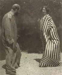 Gustav Klimt og Emilie Flöge, ca. 1909.