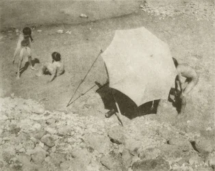 Der Malschirm II, 1909 eller tidligere, trykt etter 1911 (fotogravyr)