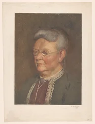 Portrett av en gammel dame