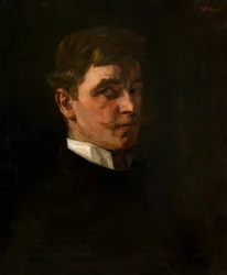 Selvportrett, 1876-1877.