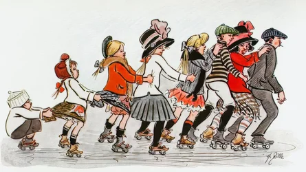 Rulleskøyteklubb rundt Alex