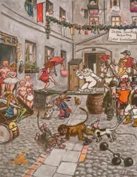 Sirkuslek i bakgården / Zille