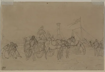 Passasjerer for Rhine Steamer verso, andre eller tredje kvartal 1800-tallet.