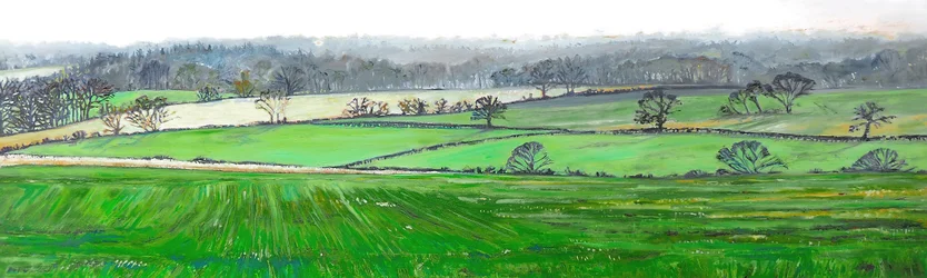 Fra toppen av Farley Hill, 2008