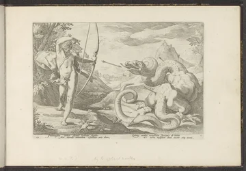 Apollo Slays the Giant Serpent Python Ovid's Metamorphoses (serietittel) P. Ovid's Recreations Naso (serietittel)