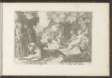 Diana Discovers Callisto's Pregnancy Ovid's Metamorphoses (serietittel) P. Ovid's Recreations Naso (serietittel)