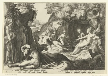 Diana oppdager graviditeten til Callisto Ovids Metamorphoses (serietittel)