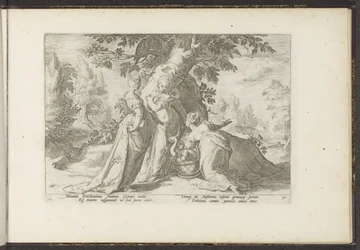 Daughters of Cecrops åpner Minerva .s kurv Ovids metamorfoser (serietittel) Gjenskapninger av P. Ovidius Naso (serietittel)