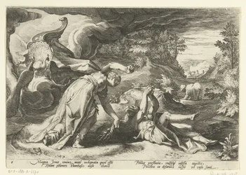 Juno gjør Callisto til en bjørn Ovid's Metamorphoses (serietittel)