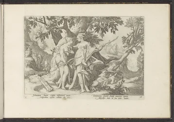 Jupiter forfører Callisto i form av Diana Ovids metamorfoser (serietittel) Gjenskapninger av P. Ovidius Naso (serietittel)