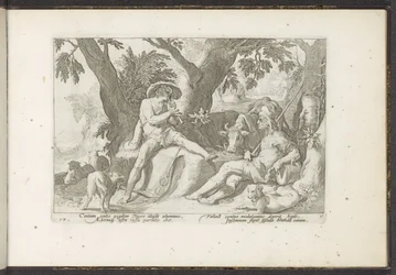 Mercury spiller fløyte for Argus Ovids metamorfoser (serietittel) Gjenskapninger av P. Ovidius Naso (serietittel)