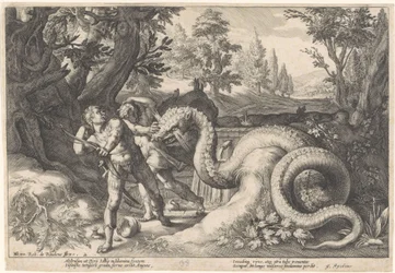 Kadmusens ledsagere fortært av en drage Metamorphoses of Ovid (serietittel)