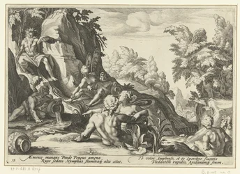 Peneus besøkt av andre elveguder Ovids metamorfoser (serietittel)