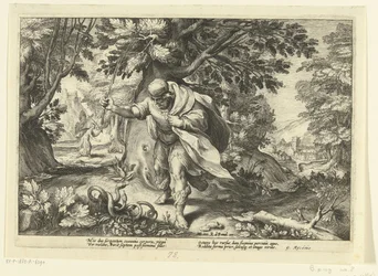 Tiresias slår to parrende slanger Ovid's Metamorphoses (serietittel)