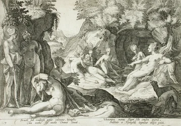 Diana og nymfene hennes oppdager Callistos graviditet