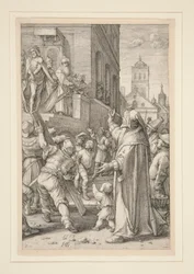Ecce Homo, fra The Passion, #8 i en serie med 12 graveringer