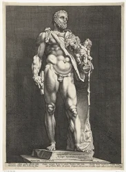 Hercules og Telephos Keiser Commodus som Hercules Tre antikke statuer i Roma (serietittel)