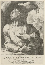 Judas Taddeus, blad 12 i serien «Kristus, de tolv apostlene og Paulus»