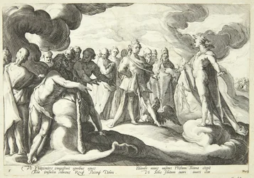 Jupiter og gudene ber Helios om å gjenoppta kontrollen over solvognen