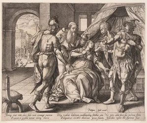 Lucretia dreper seg selv, fra Historien om Lucretia