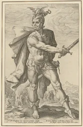 Mucius Scaevola, blad 3 i serien «Romerske helter»