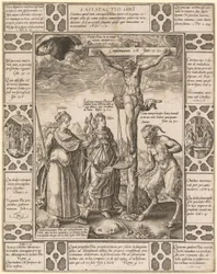 Satisfactio Christi, blad 3 fra serien «Allegorier over den kristne tro»