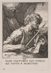 St. Thomas, fra Kristus, apostlene og St. Paulus med trosbekjennelsen
