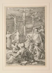 The Crucifixion (Christ on the Cross), fra The Passion, #10 i en serie med 12 graveringer