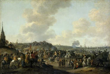 Kong Charles II av Englands avgang fra Scheveningen, 2. juni 1660, 1683