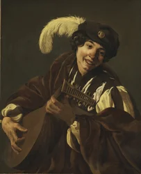 Gutt som spiller lut, 1620-tallet
